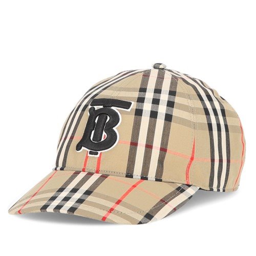 [버버리] 8038504 MH TB CHK BASEBALL CAP 로고 볼캡 모자