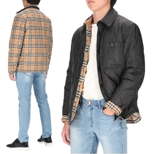 [버버리] 체크 8049139 M FRANCIS R 남성 리버시블 셔츠 자켓